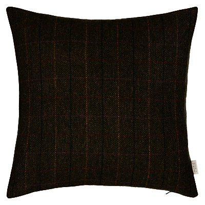Bronte by Moon Herringbone Cushion, Green Bronte by Moon Herringbone Cushion, Green